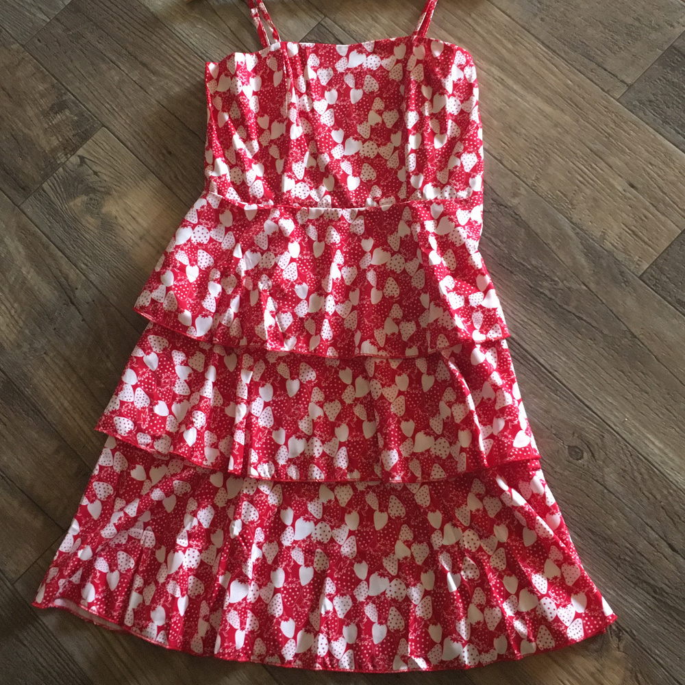 Strawberry Tierred Dress